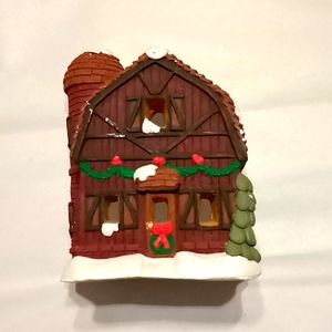 Vintage 1986 California Creations Christmas Barn